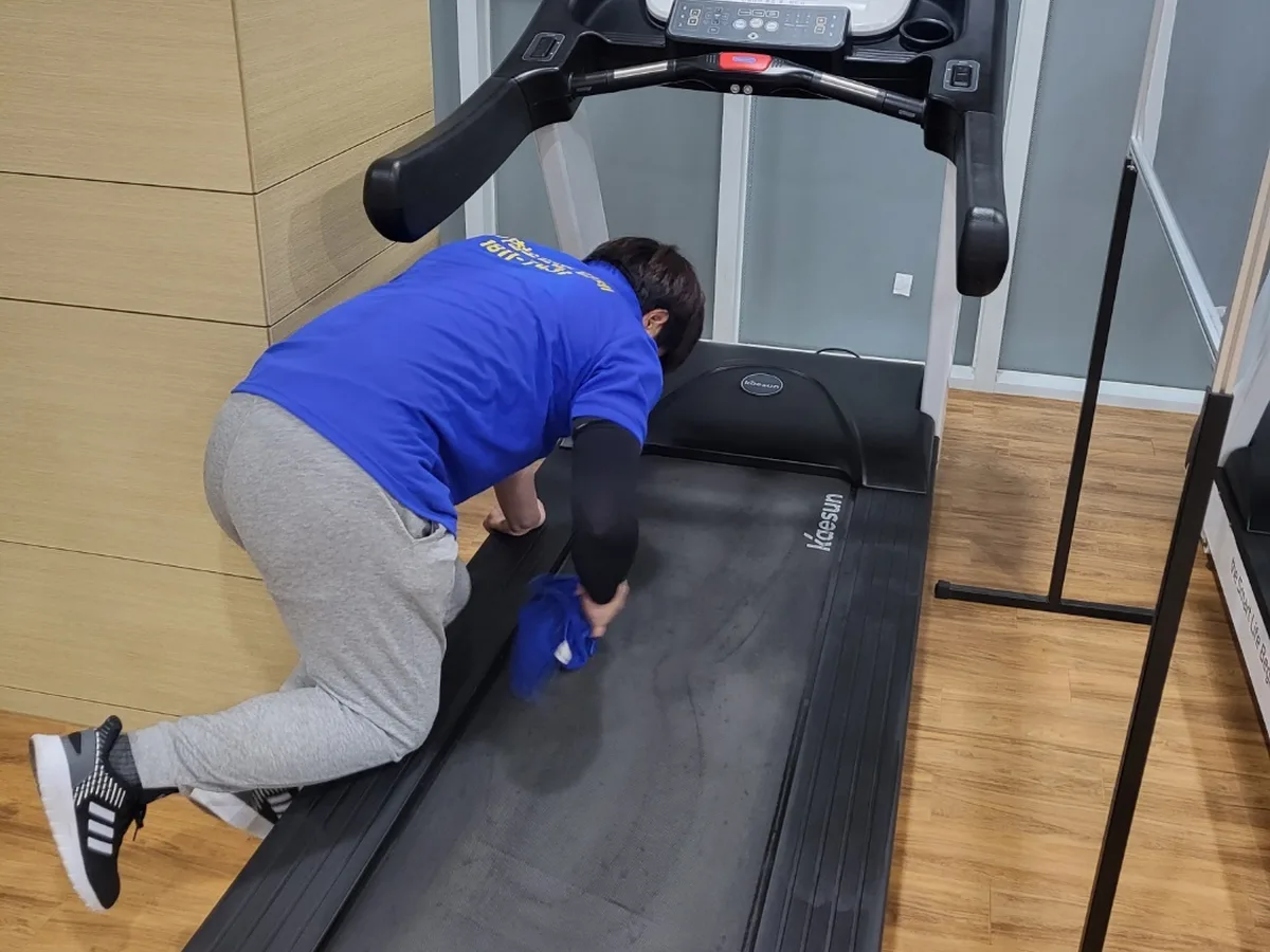 임실군 성수면 피트니스 라커 검사실 위생청소 사례 - 행진크린