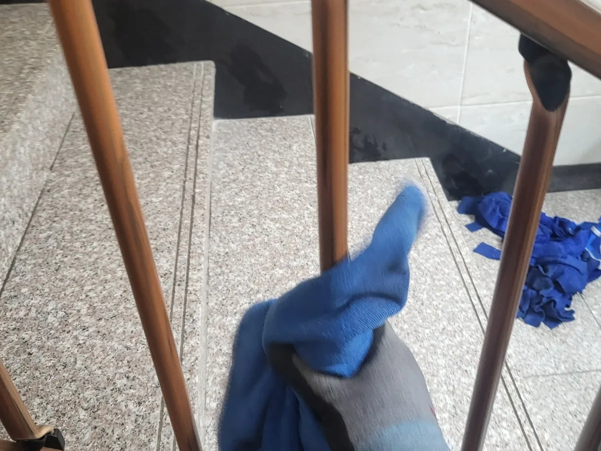 고창군 성송면 빌라 난간·손잡이 위생청소 사례 - 행진크린